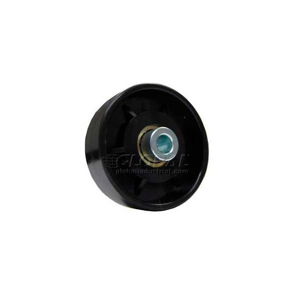 Omni Metalcraft Omni Metalcraft 1-15/16" Dia. Black Nylon Conveyor Skate Wheel 50 Lb. Cap. 102260 - main